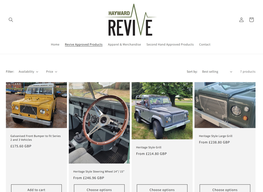 Hayward Revive Approved shop